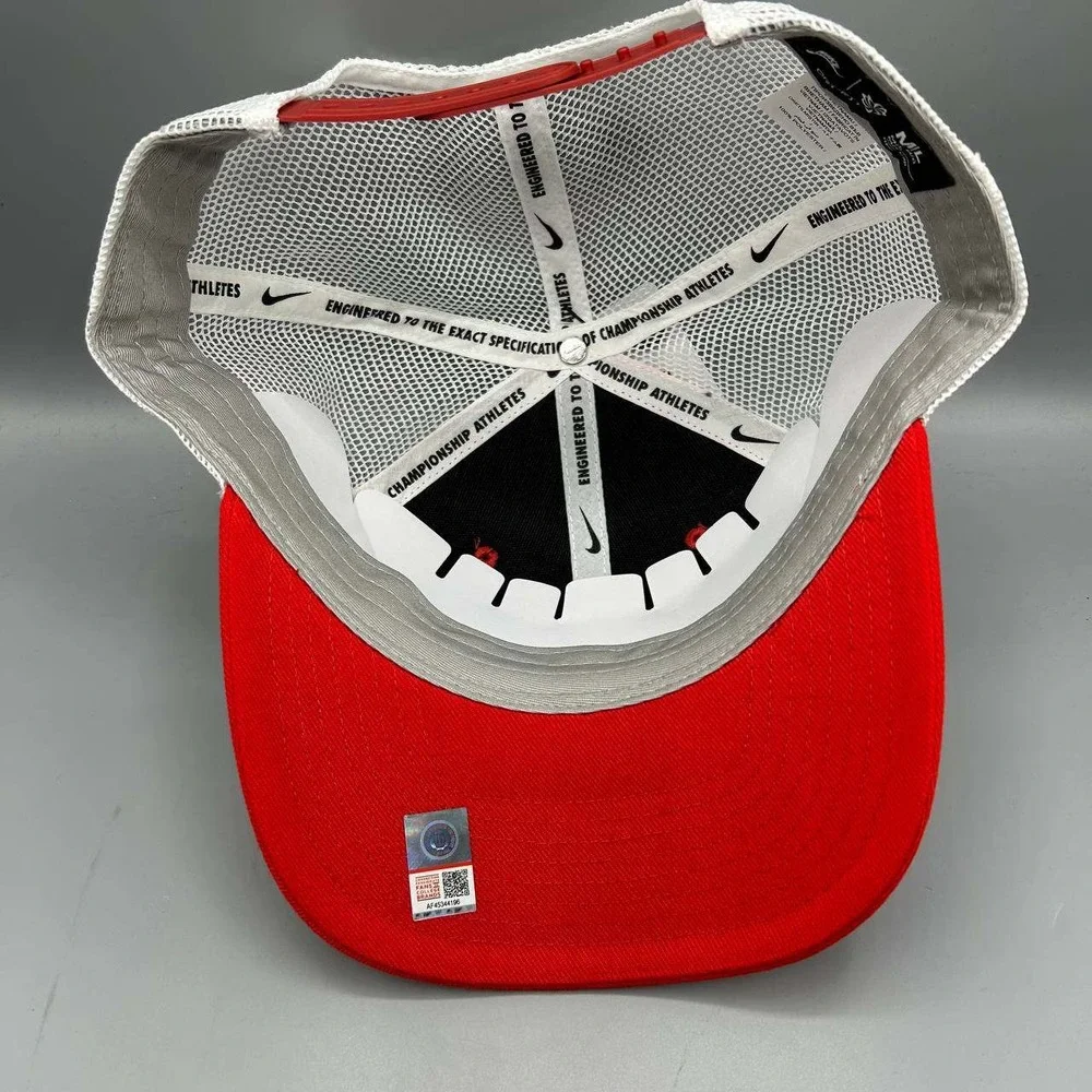 Nike Rise Arizona Wildcats Trucker Hat Men M-L Red White Snap Back Cap New